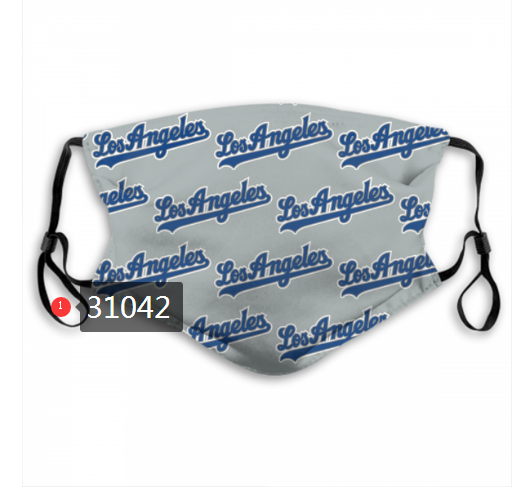 2020 Los Angeles Dodgers Dust mask with filter 40->mlb dust mask->Sports Accessory